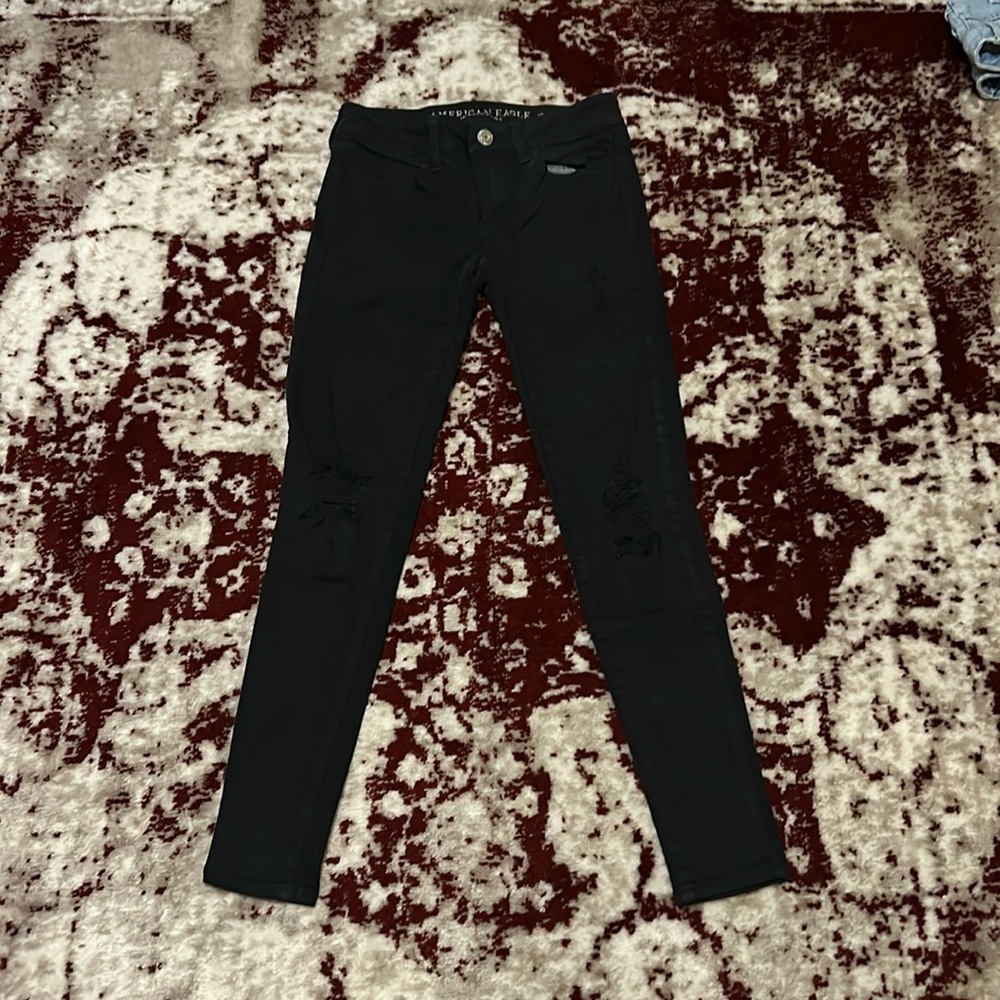 American Eagle ripped jeans